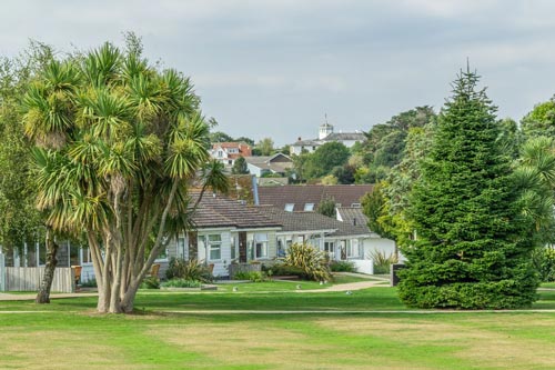 Peaceful surroundings of The West Bay Cottages site